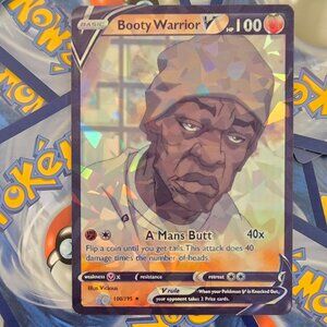 Booty Warrior cartoon style Pokemon Card - Boondocks